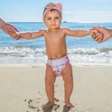 Freds swim academy wasbare zwemluier zeemeermin maat 1 4-9 kg roze