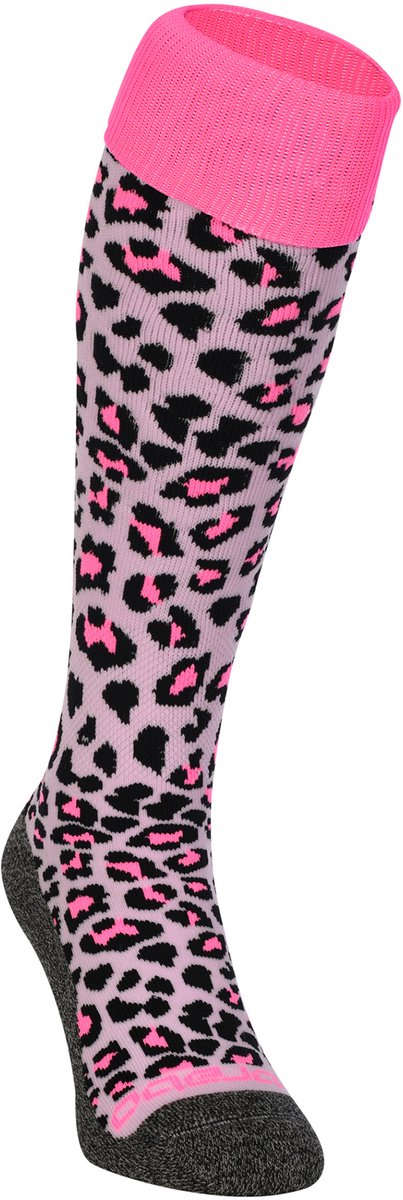 Brabo bc8450b socks cheetah soft pink unisex sportsokken - soft pink 31-35