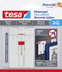 Tesa klevende spijker gevoelige oppervlakken 2kg - 2 stuks