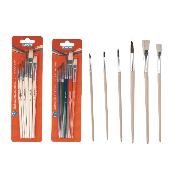 Toppoint Pinsel Set 6-Stéck