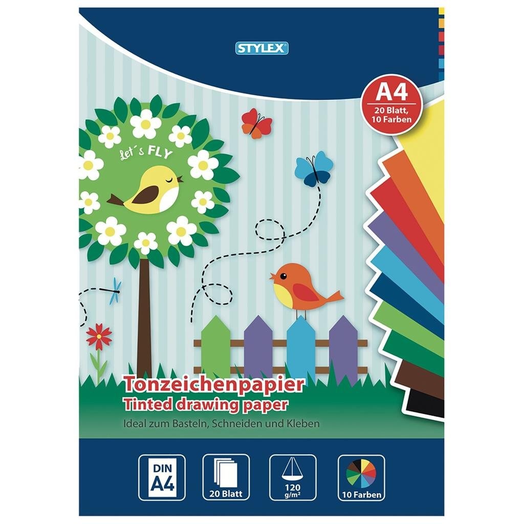 Stylex Stylex Hobby Paper A4 10 Colori 20 pezzi