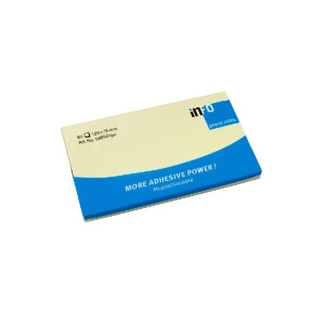 Kores info notes 125x75mm geel 12 blokjes a 100 vel