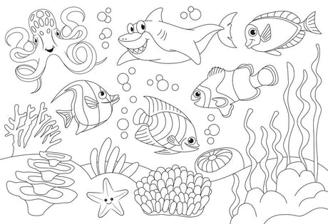 Van der doelen info notes in-8719-08 kleurboek 300mm x 200mm colouring book