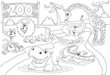 Van der doelen info notes in-8719-08 kleurboek 300mm x 200mm colouring book