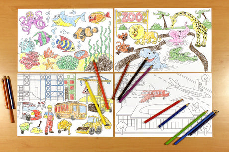 Van der doelen info notes in-8719-08 kleurboek 300mm x 200mm colouring book