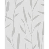Noordwand behang topchic reed plumes metallic grijs
