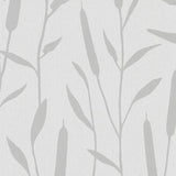 Noordwand behang topchic reed plumes metallic grijs