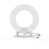 Hama DVB-T DVB-T2 kammerantenneytelse 45 Ring-Design Active White