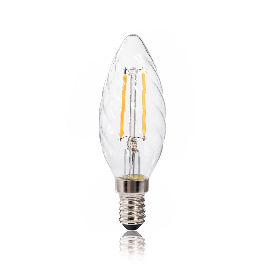 De Xavax Xavax huet Glow Wird e14 250LMS 25w Käerzenlampe waarm Wäiss