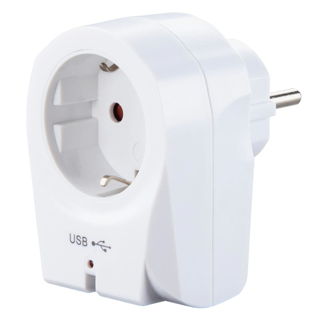 HAMA USB -PLUG Adapter -plader 2.1 bela