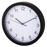 HAMA Wall Clock čista Ø 25 cm hrupna roka črna