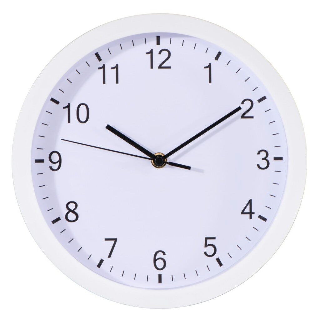 Orologio da parete Hama puro Ø 25 cm braccio salvia bianco