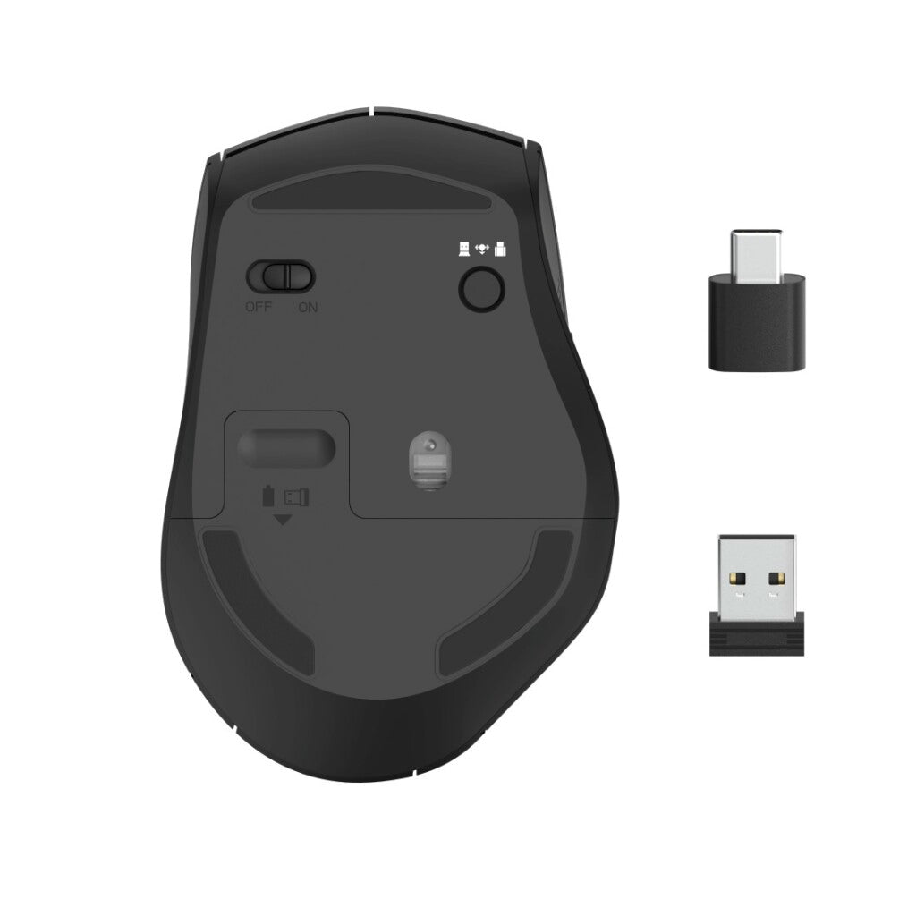 Hama Opt. Souris sans fil avec 6 boutons MW-600 Mode double USB-C USB-A noir