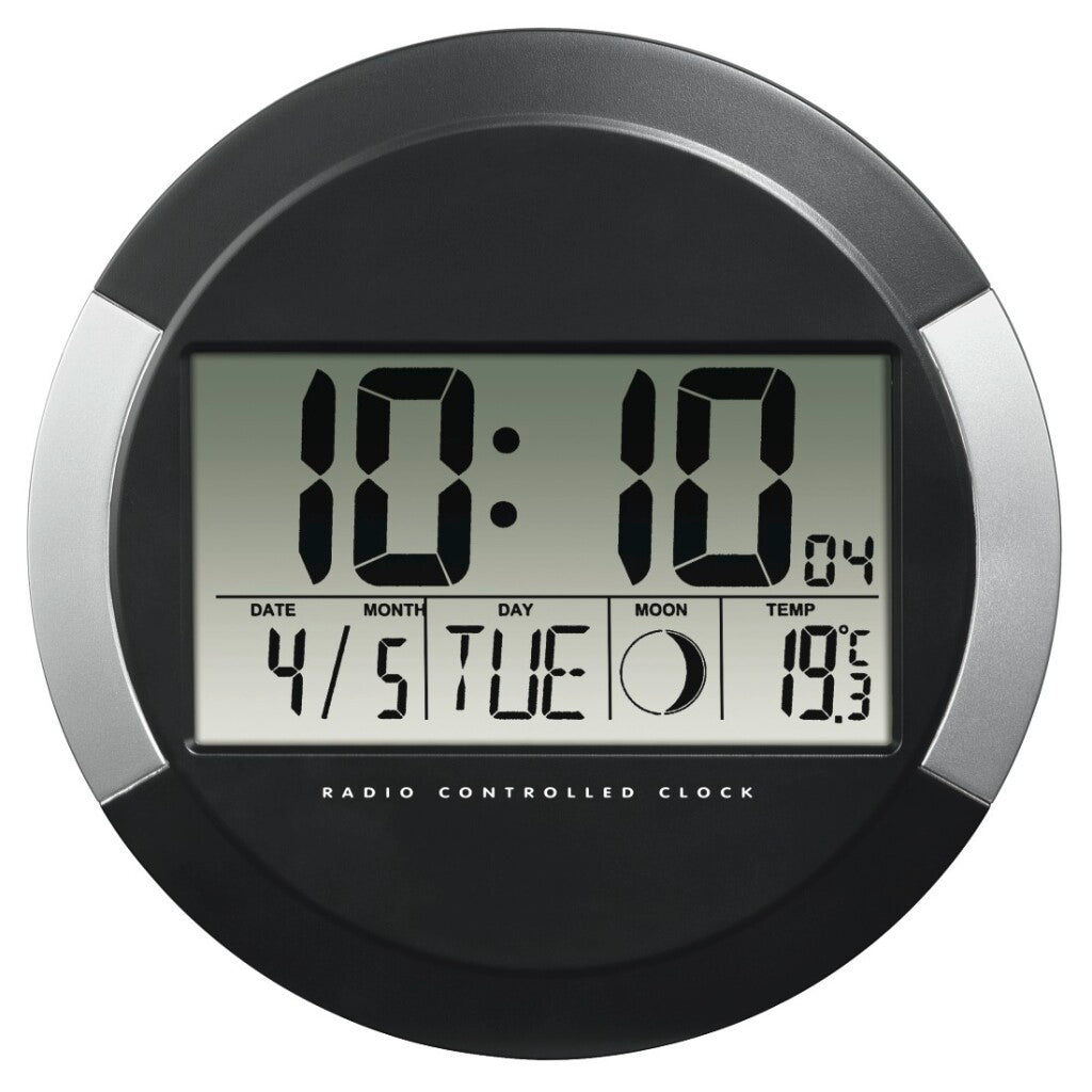 Hama Radio DCF Clock PP-2445 schwaarz