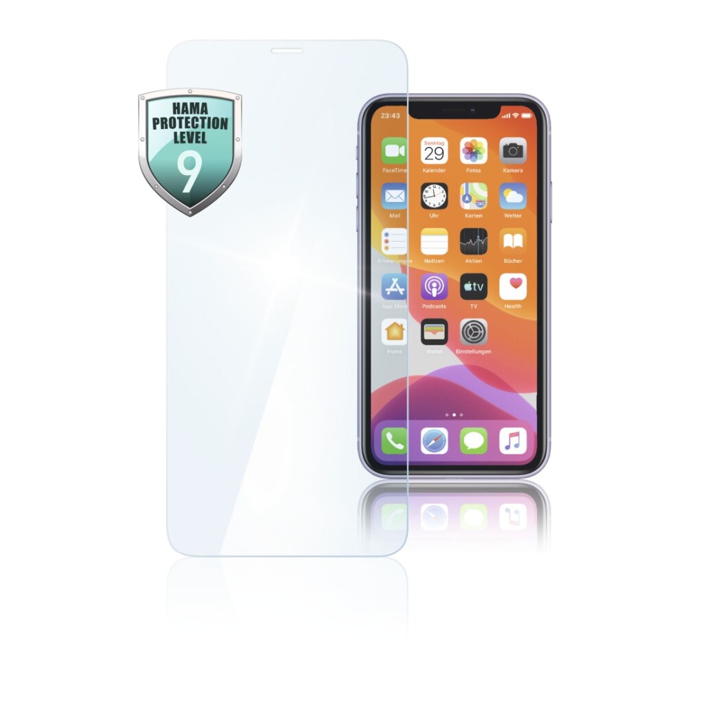 Hama -Glas -Display -Schutz Premium Crystal Glass für iPhone 11