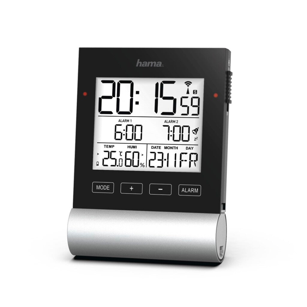 Hama Radio -driven Alarm Black-Linn Black