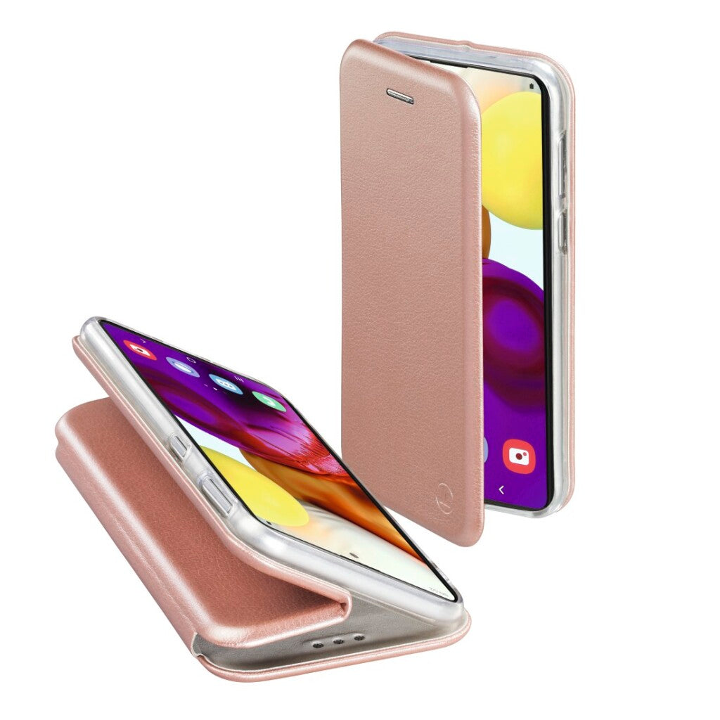 Hama booklet curve voor galaxy a71 roségoud