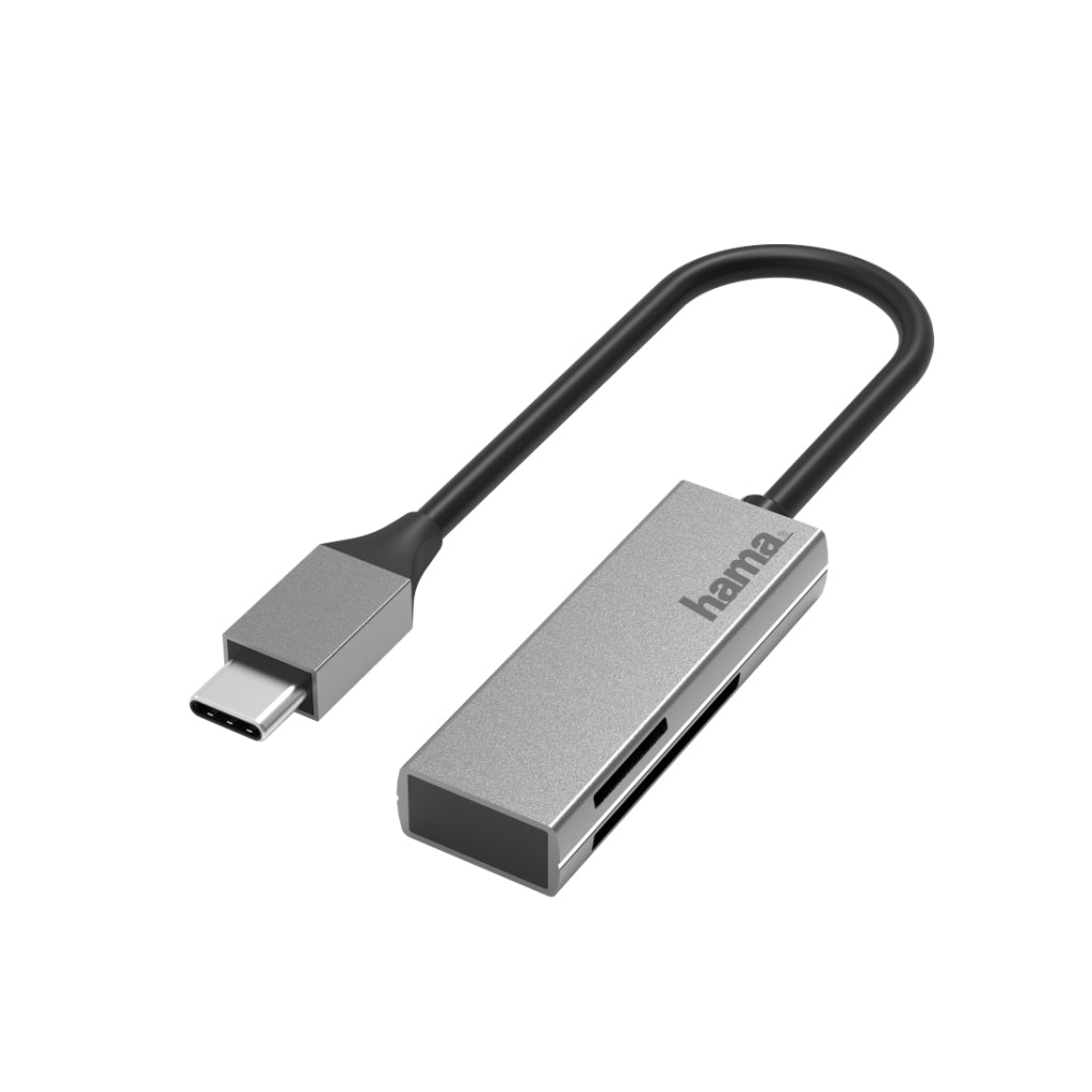 Hama usb-kaartlezer usb-c usb 3.0 sd microsd alu