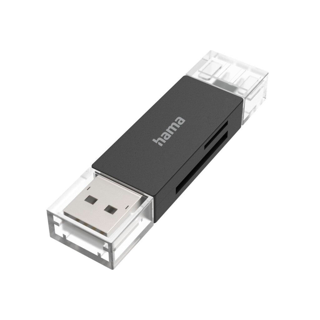 Lecteur de carte HAMA USB OTG USB-A + USB-C USB 3.2 SD MicroSD