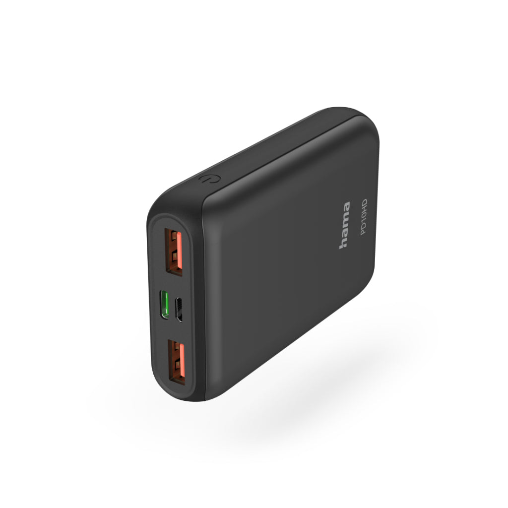 Hama Power Pack PD10-HD 10000MAH 2X USB-A 1X USB-C do szybkiego ładowania Ans.