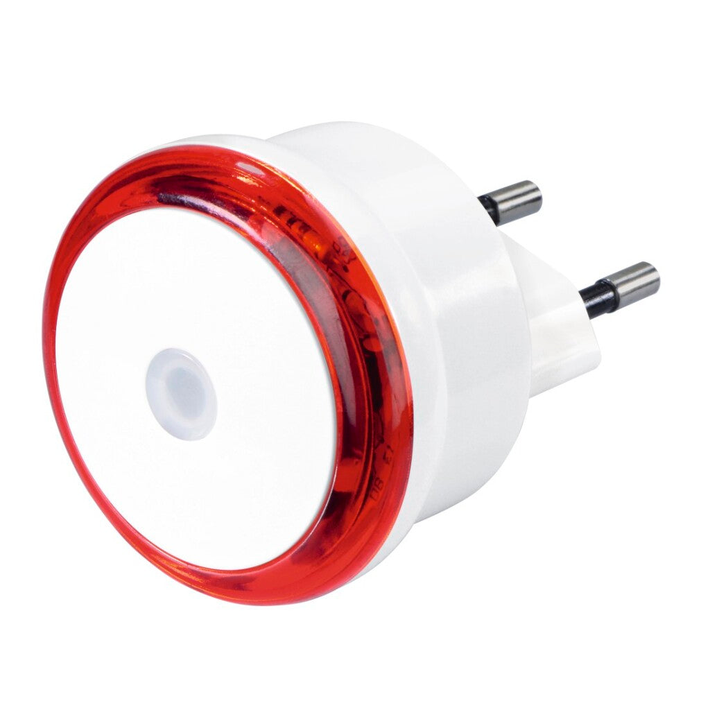 Hama-LED-Nachtlicht Basic mit Plug-in Twin Energy Section. Rot