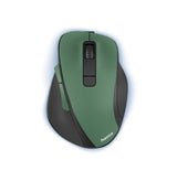 Hama Optical Wireless Mouse 6 pulsanti MW-500 Batteria di ricarica Ergo. Foresta verde