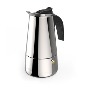 Xavax espressomaker van rvs voor 4 kopjes fornuiskan o.a. inductie 200ml