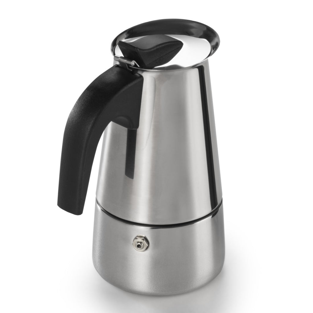 Xavax espressomaker van rvs voor 4 kopjes fornuiskan o.a. inductie 200ml