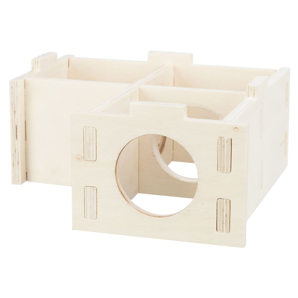 Trixie Trixie roedor House 3 habitaciones 25x10x25 cm de madera