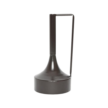 House of nature vaas tromso metal 30cm zwart