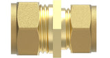Kirchhoff messing verloopstuk, blank, 18 mm x 15 mm, klemkoppeling voor koperen buis - 989454717