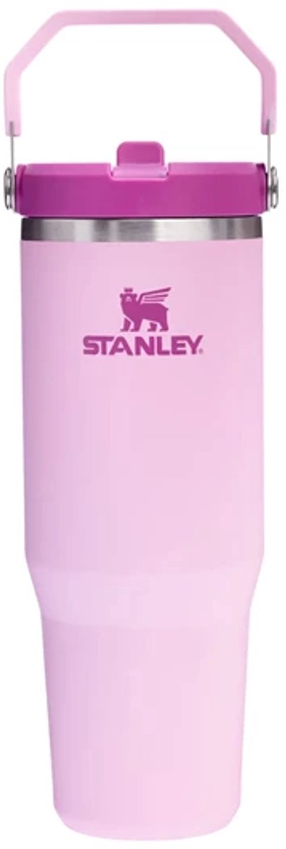 Stanley the iceflow flip straw 2.0 drinkfles 0.89l cherry blossom