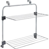 Metaltex tomado - droogrek gale - 7 meter drooglengte - ophangbaar aan deur of douchewand - zilvergrijs - 5 jaar garantie