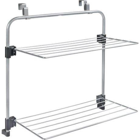 Metaltex tomado - droogrek gale - 7 meter drooglengte - ophangbaar aan deur of douchewand - zilvergrijs - 5 jaar garantie