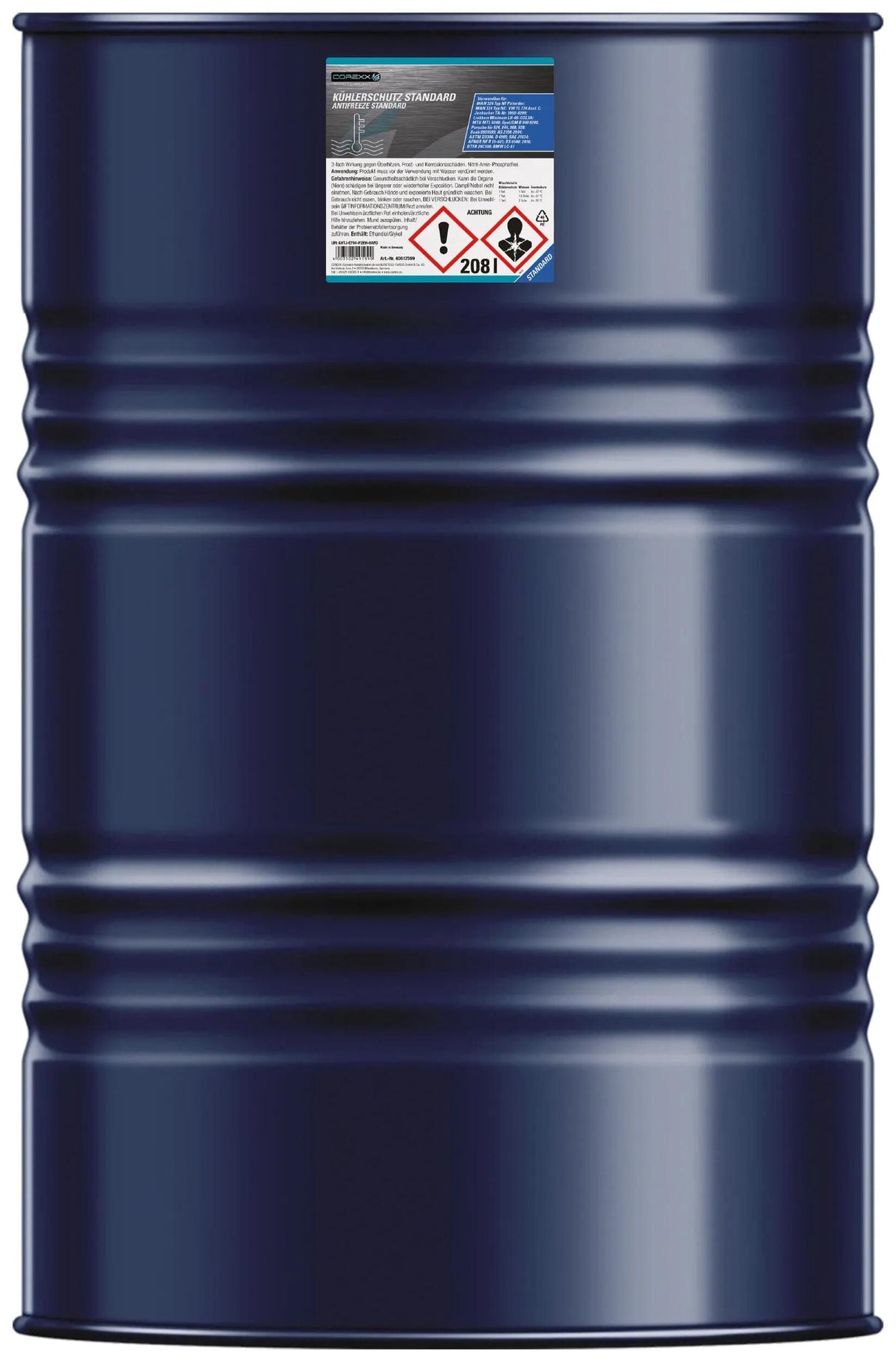 Corexx kühlerschutz standard g11 anti-freeze 208l standard (g11)