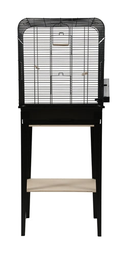 Zolux Bird Cage Chic Loft mit Möbeln schwarz