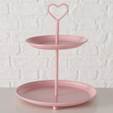 Boltze home etagère roze ø21xh25cm