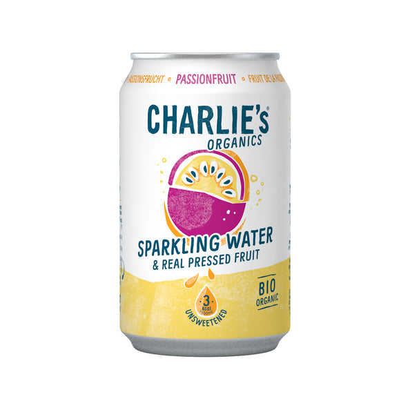 Charlie's organic sparkling water passionfruit bio (12x 33 cl)