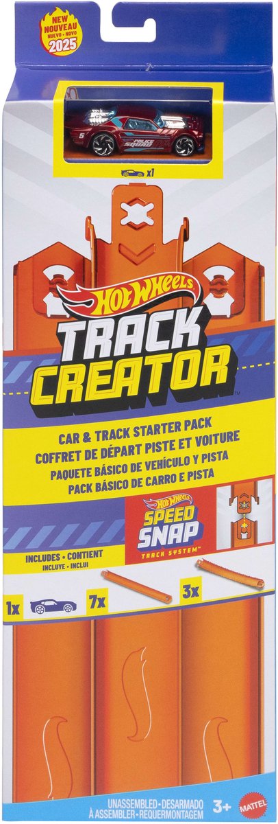 Hot wheels - track creator starterset met auto en baan