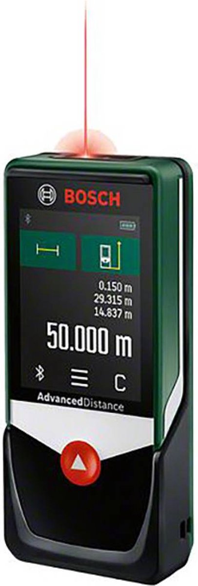 Bosch advanceddistance 50c - lasermeter - inclusief batterijen en opbergetui