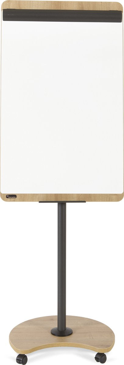 Rocada flipover - natural - 67x115cm - beschrijfbaar en magnetisch - verrijdbaar