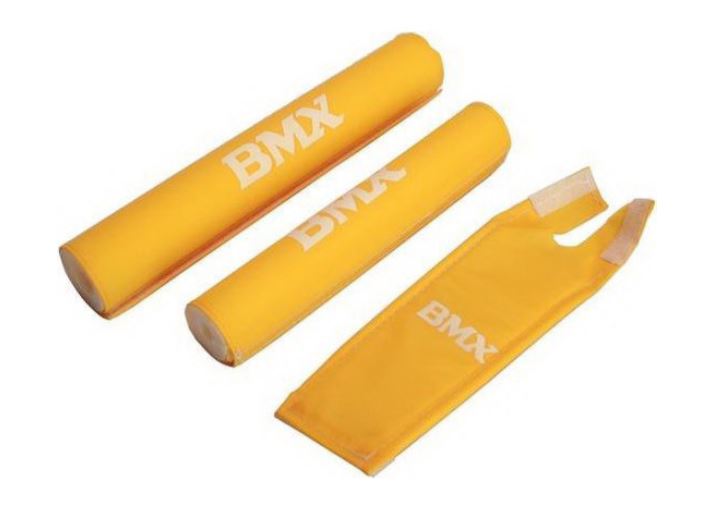 Bmx pad set geel beschermer