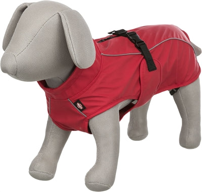 Trixie regenjas hond vimy rood