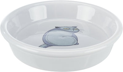 Trixie Food Bowl Bowl Bowl Angry Cat Gray