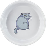 Trixie Food Bowl ciotola d'acqua CATTO arrabbiato gatto grigio