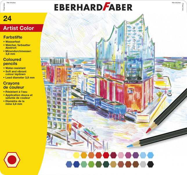 Eberhard Faber Eberhard Faber EF-516124 Colplants Metal Metui A 24 Pieces