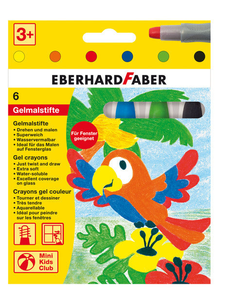 Eberhard Faber Eberhard Faber EF-529006 Gelolodloden 6 couleurs à Carton Penny