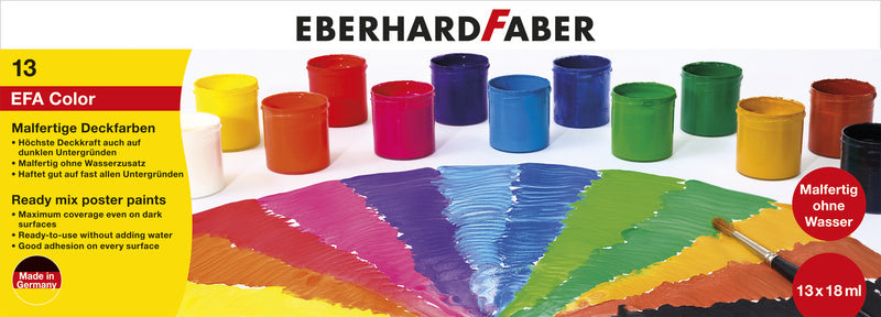 Eberhard Faber Eberhard Faber EF-575613 Malování sady 13 Jars Ready