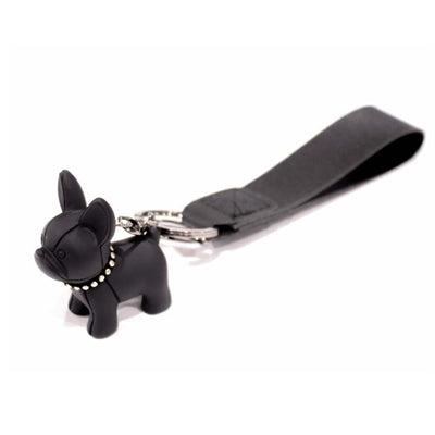 Croci key ring bulldog black