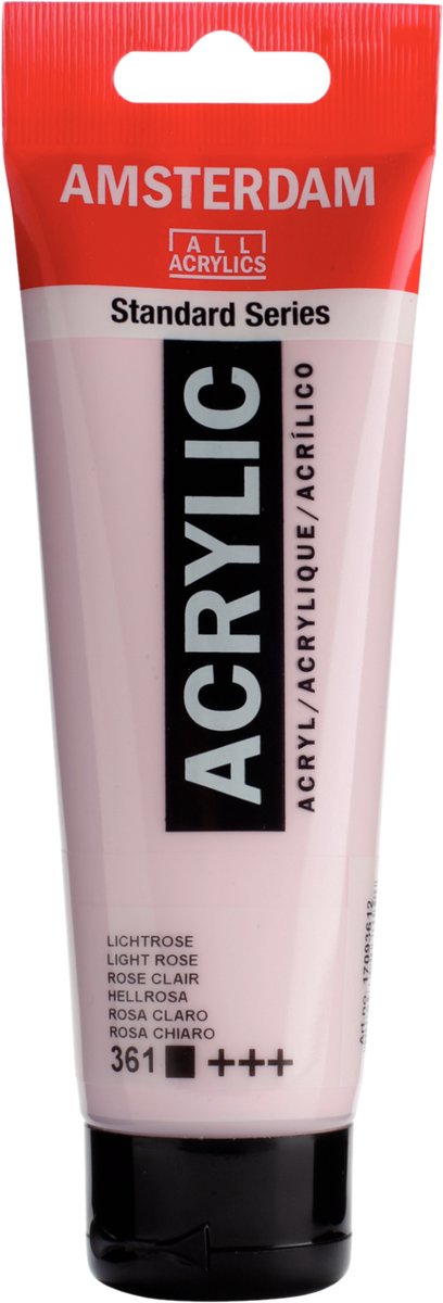 Amsterdam standard series acrylverf tube 120 ml lichtroze 361